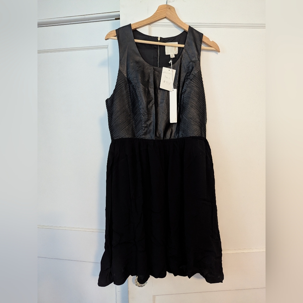 Anthropologie Line & Dot Black Dress NWT